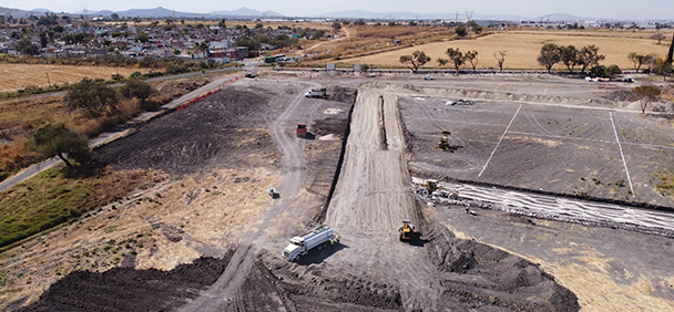 imagen aerea del roble industrial park